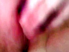 Masturbating with her Husbands Vibrating Dick Ring