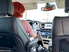 Step Son Unintentionally Cums His Panties On The Way To Soccer