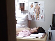 Naughty slut fucks the masseur and being caught on