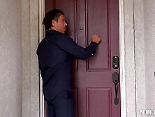 Busty Milf Eva Notty rides huge cock & gets cumshot all over her big tits