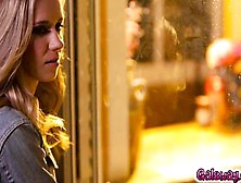 Rachel asks Goldie to feel her ripe nipples