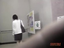 Shirt sharking attack with really cute oriental slut being totally revealed