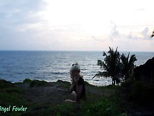 Smoking And Watching Sunset At Sri Lanka Music Tape