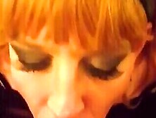 Debbie Lipstick Sucks My Cock