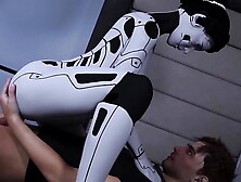 Projekt Passion Busty AI Sex Robot Gets Anal Fucking by Large Dong with Large Bouncing Melons