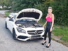 Hawt schlong lustful bitches mother I'd like to fuck cheats on her spouse with strangers in the parking lot