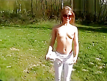 Dutch Outdoor Masturbating