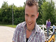 Bigstr - Czech Hunter - Tacky Tattoos Dude Getting Fucked Outdoors