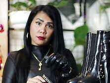 Leather Gloves Fetish Asmr