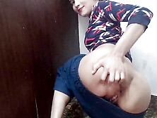 Young Indian girl from the village shows her skills