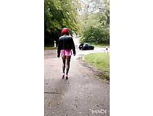 Sissy Plays The Whore Under The Rain