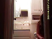 Big Booty Mom Bathroom Spy