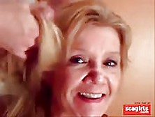 Facial Cum,  Hair Masturbation On Mature