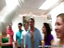 Horny Teens Have A Cock Sucking Party