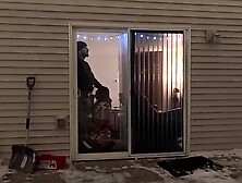 Being Watched and Twat Filled on Christmas Eve