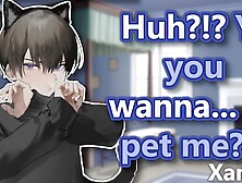 Adopting a SUBBY Catboy Demon!????(ASMR M4F)(Strangers to couple)(Headpats)(Purring)(Hot)