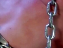 Musclejockbound. Com - Submissive Man Futilely Struggles While In Heavy Chains,  Domina