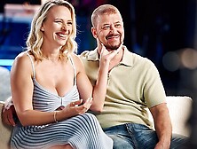 Sweet and hot dick-riding session with a busty MILF Sadie Rose