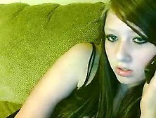 Plump busty teen dildoes herself on her free webcam (18+)