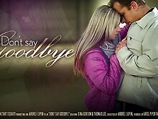 Cute blonde has wild sex up against the parking garage wall