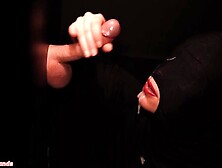 Gloryhole Oral sex Masked