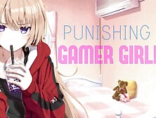 ASMR porn video featuring a hot anime girl being spanked