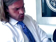 Corporate Cock Johan Kane Pounds Klein Kerrs Ass in a ThreePiece