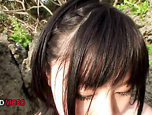 Outdoor POV Blowjob by Bikini-Wearing Japanese Beauty Megumi Haruka