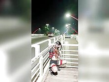 Chinese Girl outdoor exhibitionism BDSM Training 128