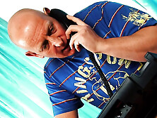 Roemie Thompson Aggressively Demands Sex and Licks Mature Husband's Jizz