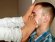 Tape Gagged & Forced To Smell