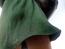 Lovely Sweet Slow Motion Upskirt Tease & Panties