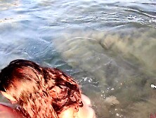 Rough Sex with a Beauty Teenager into a Beach.. Almost got Caught !! Amateur Lovers