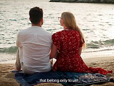 We Discovered a Secret Beach for Outdoor Sex - Real Amateur Pair