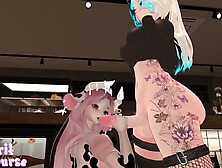 Bimbo Cow Barista Has Milk For You! Lewd Erp Vr (ft.  Sakkivr) With Car Toon