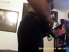 SIL caught on hidden cam getting dressed 2012