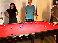 We wager with the gals at pool that whoever lost would have to pay a penalty, theirs was to give it to us!