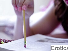 Brunette Beauty Loses Virginity To Big Cocked Bad Boy - Lily Jordan - EroticaX