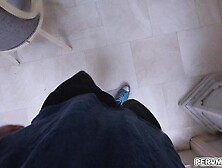 Lucky Star grab her stepsons large rod and suck it off