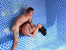 Colombian Milf Pawg Fucks Stranger In Sauna,  Cumshot Her Face - Dani Clark And Kylei Ellish