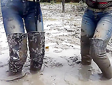 Thai Girls Mazleni In Mud