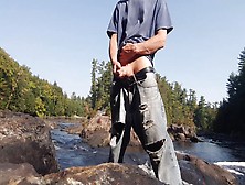 Edging Standing On Another Rock At The Sight Of Everyone In My Wank's Jeans