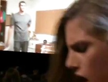 College Ex Gf Sucking Dick And Fucked In A Theatre