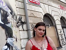 GERMAN SCOUT - CURVY LARGE NATURAL BOOBS TEEN TAYLEE WOOD TEMPT TO BANG AT MODEL JOB