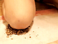 Slut Slave Punishment - Kneeling on Crushed Nutshells,  Whipping,  Slapping and Throatfucking