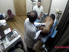 Latina Humiliated As Husband Watches Doctor Preforms Immigration Physical