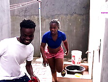 RUNNING INSIDE TO GET A GOOD SEX ON CHRISTMAS DAY. MDX