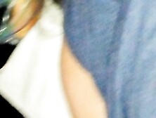 Drunk passed out BBW wife big tits bouncijg