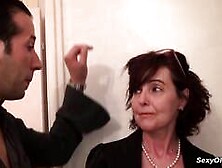 Worker Max Casanova anal fucks amateur granny Joyce Mifle