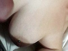 Stroking And Cum Shot Over Big Tits